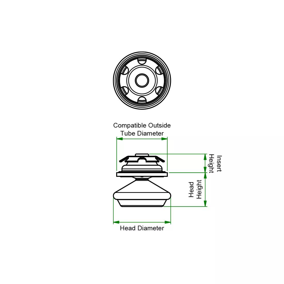 Spring Insert Glide - Line Drawing