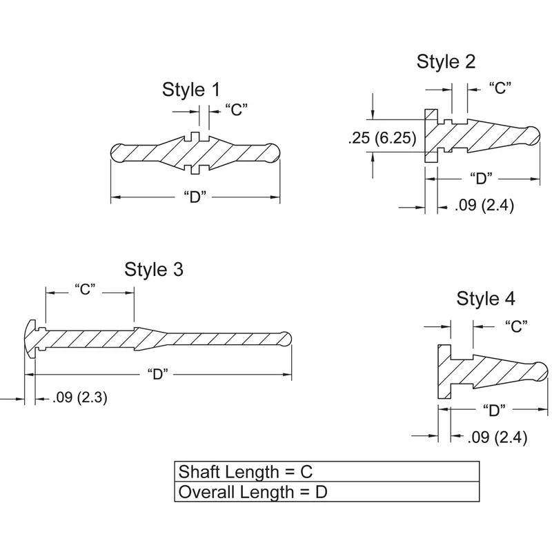 P160075_Fan_Mounts-Elastomer - Line Drawing