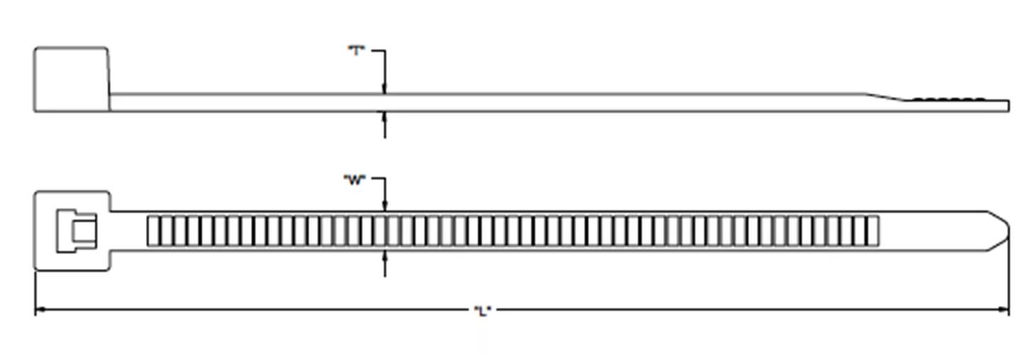 Standard cable tie