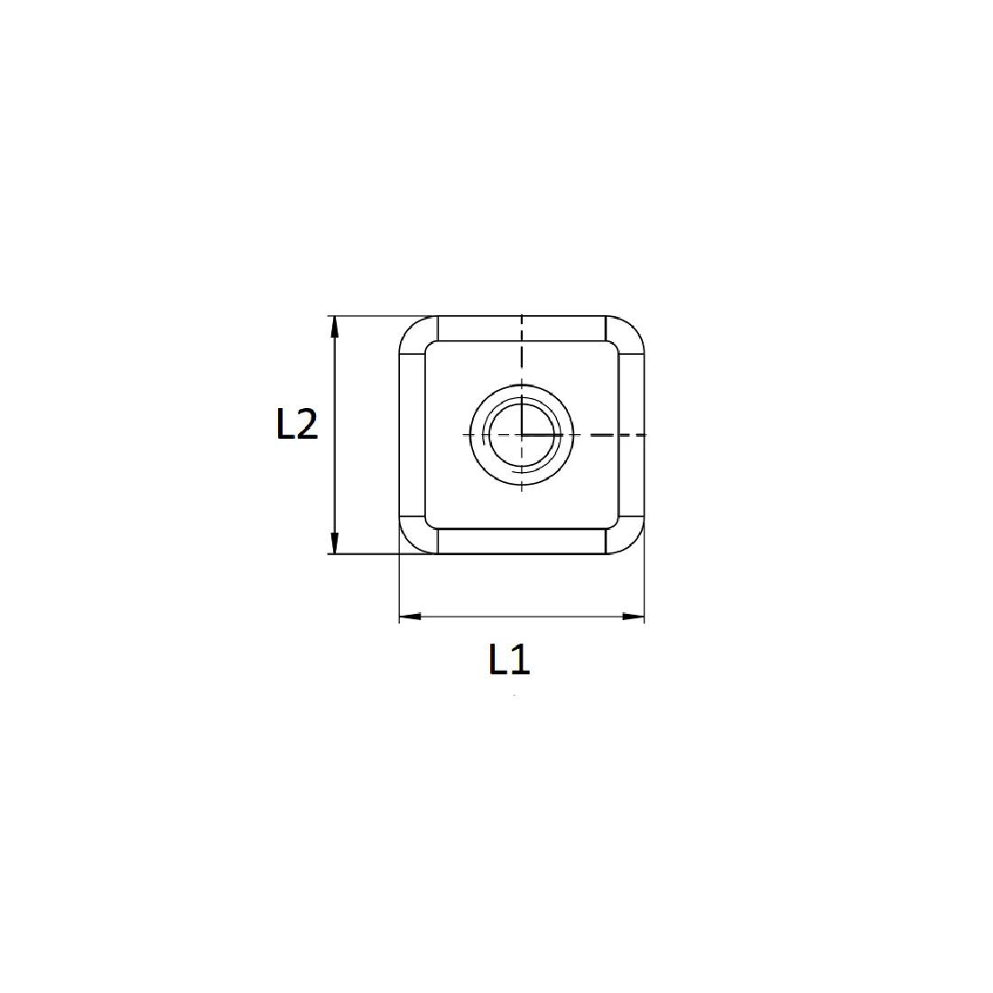 Buy Square Glide | PZMN400-RM10B | Essentra Components