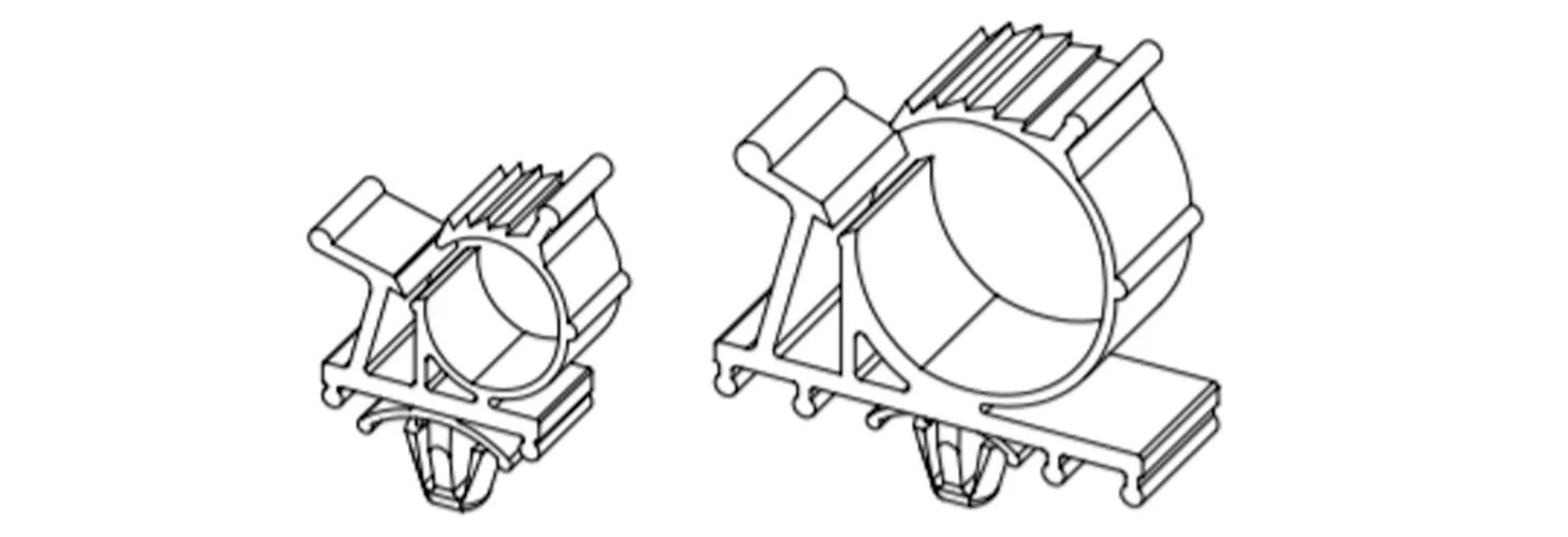 Adjustable cable clamps