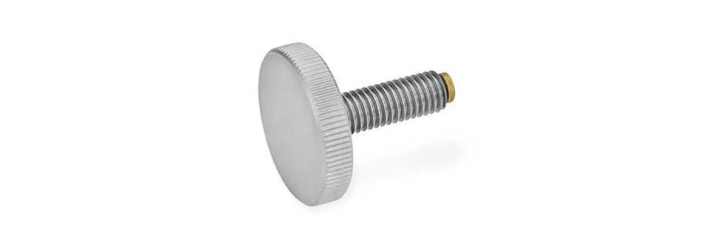 Brass Flat Knurled Thumb Screws (DIN 653)