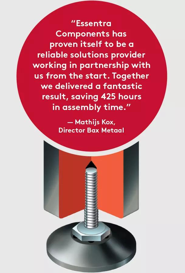 Essentra Components Bax Metaal Case Study Quote