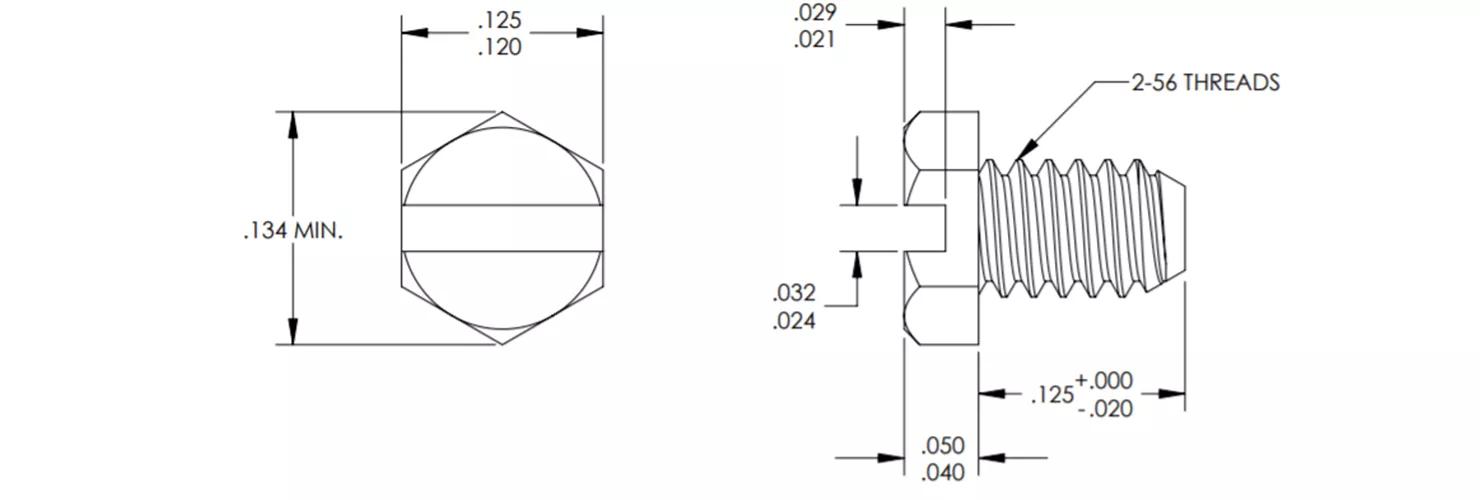 Hex Head Cap Screws - Plastic