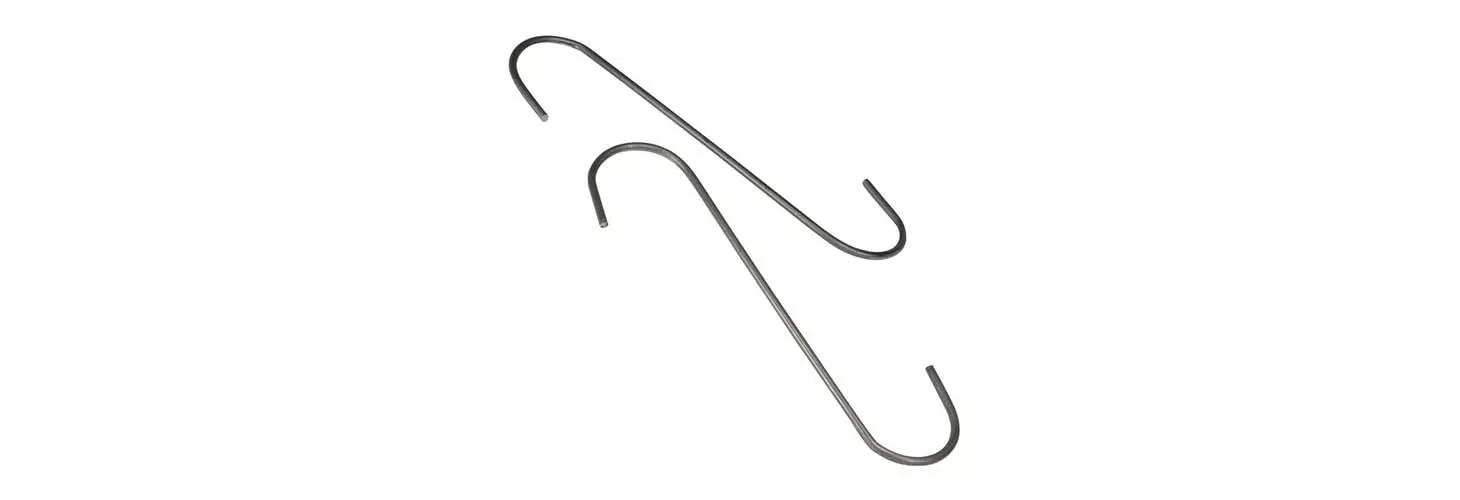 S shaped wire hooks