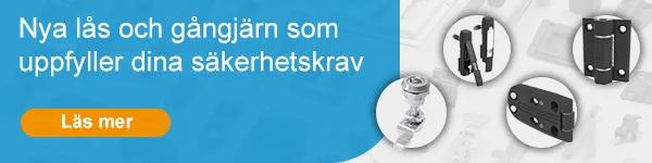 Nya lås och gångjärn som uppfyller dina säkerhetskrav