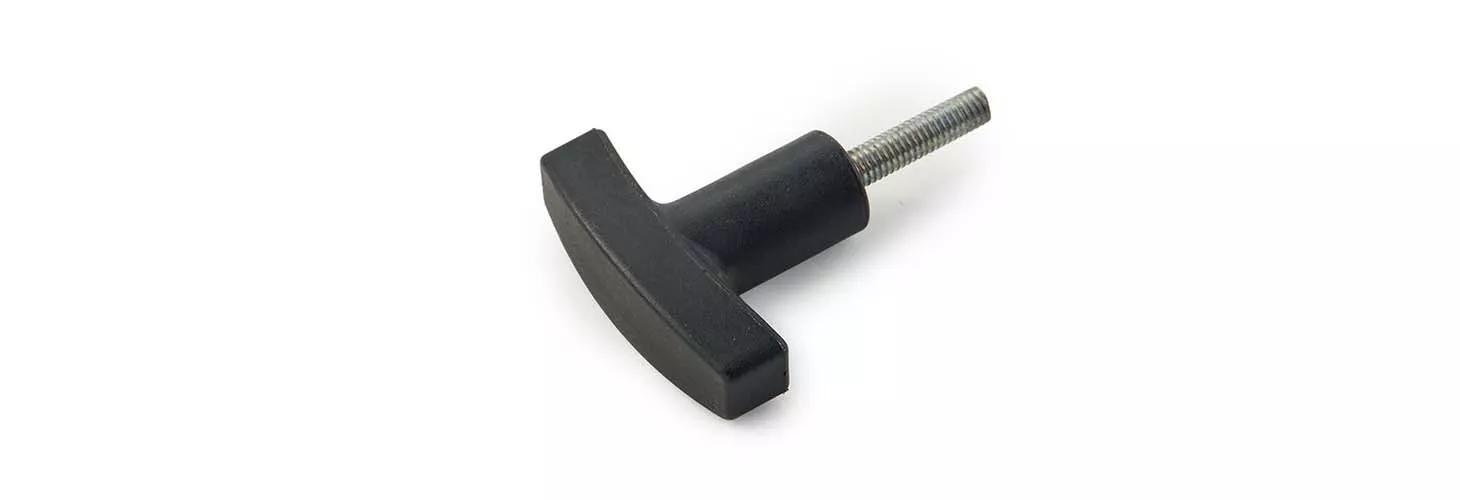 T-Handle knobs, male threaded