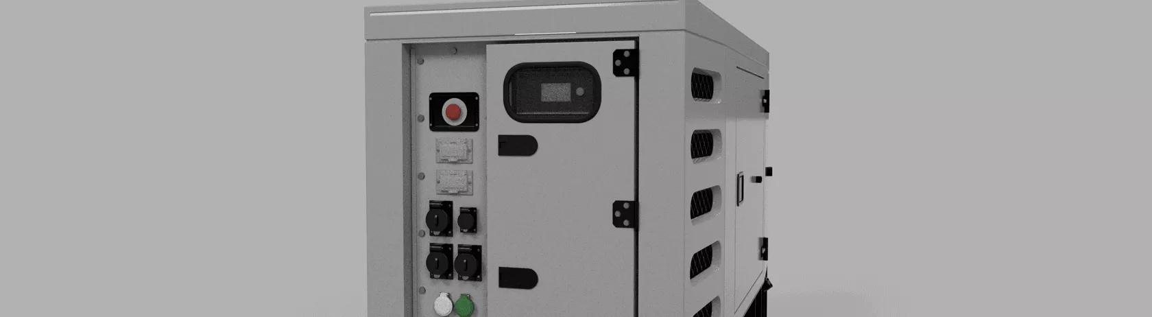 Panneau latéral et panneau de commande du générateur