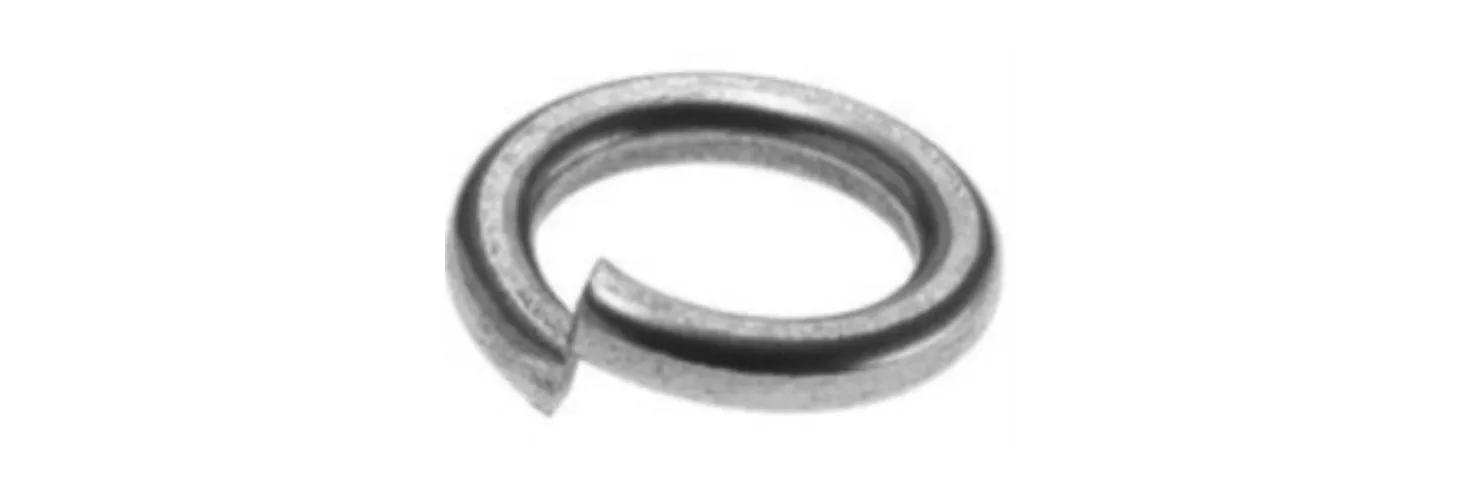 a metal spring washer