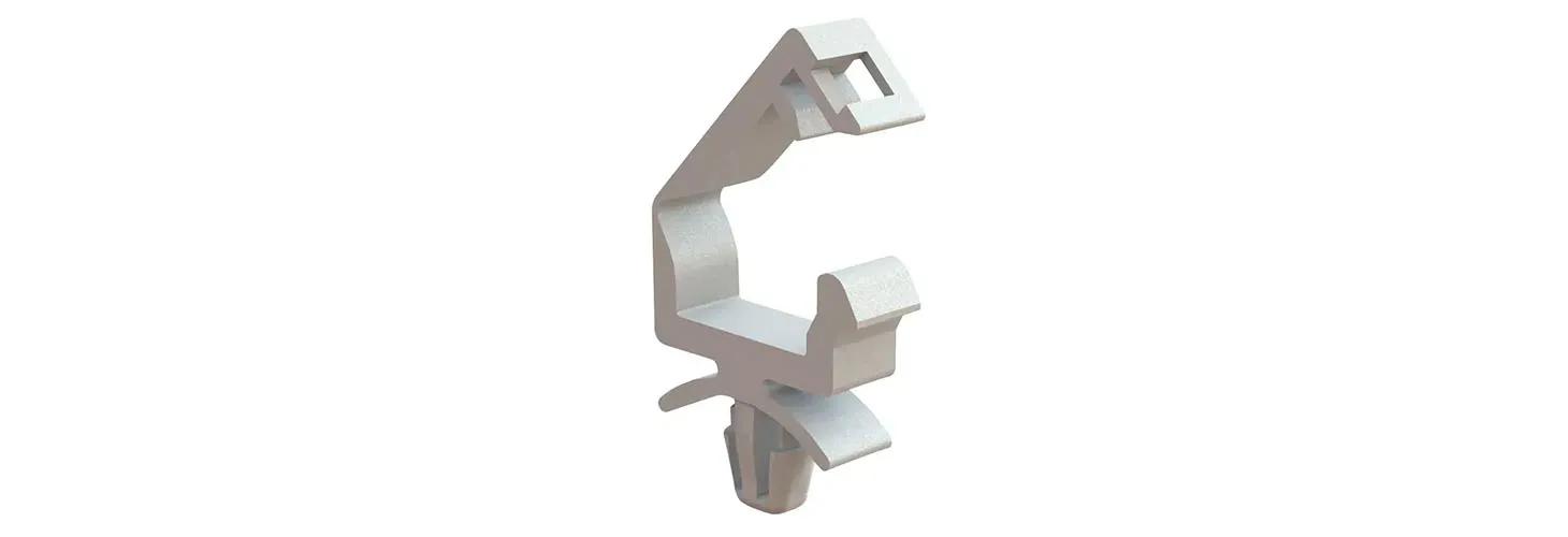 Adhesive/screw mount wire saddle