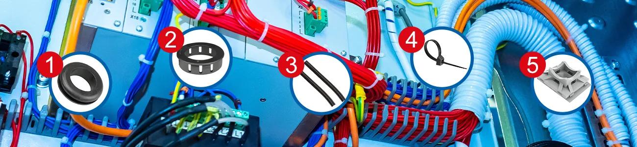 Kabelbevestiging en -bedrading