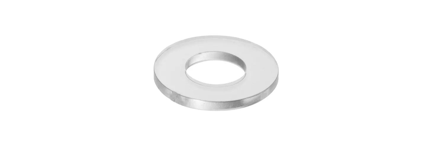 Plastic flat washers