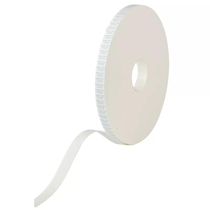 White Remo Two, Removable 2-Side, Rubber Adhesive