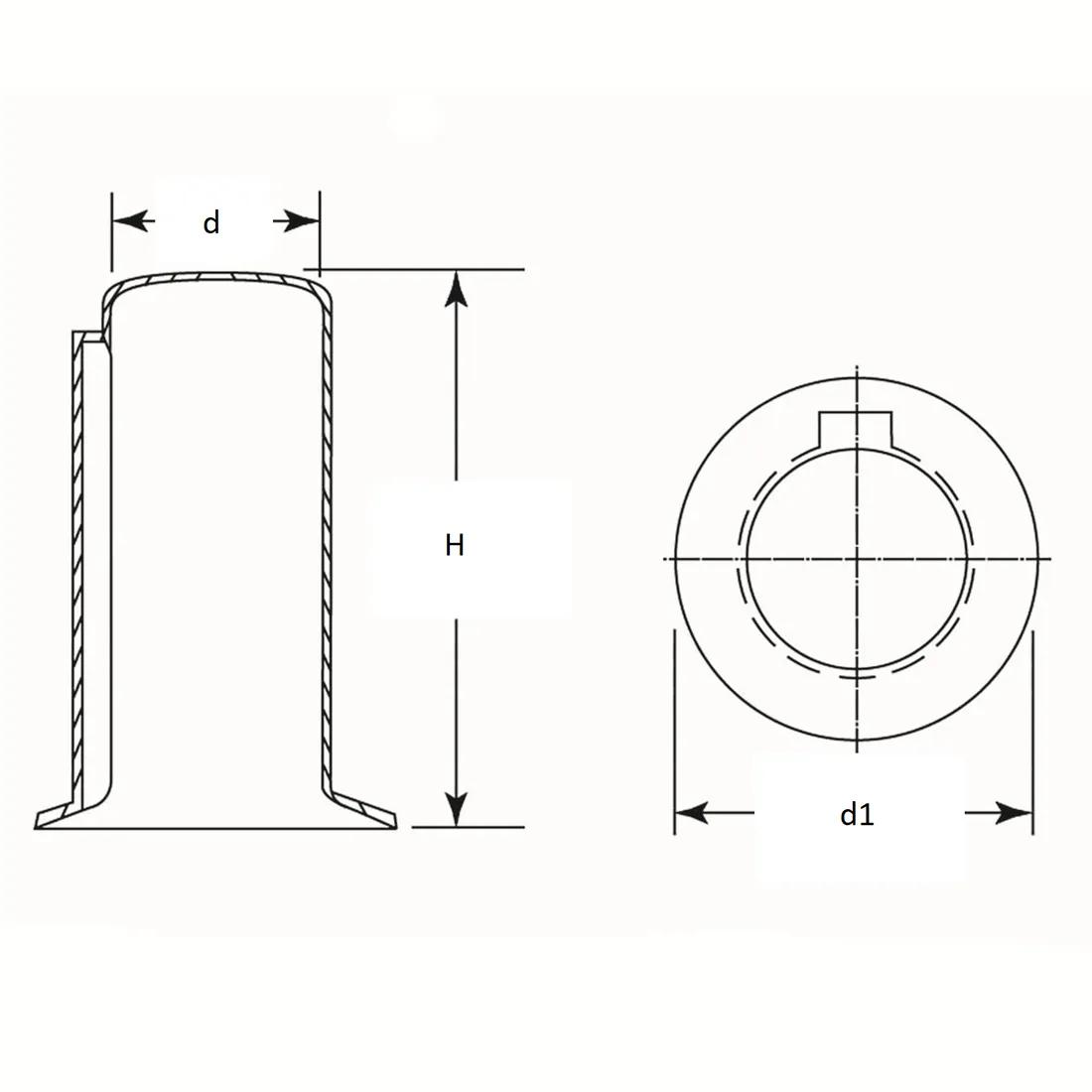 Driveshaft Protection Caps - Line Drawing