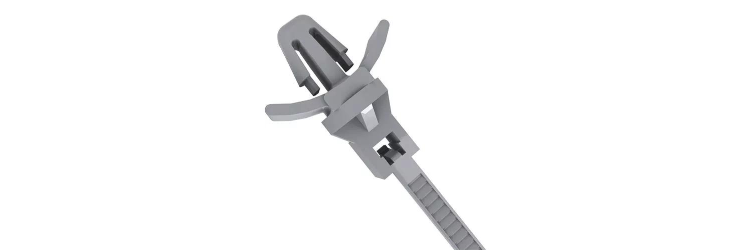 ​Mounting cable ties – push-in, tension wings