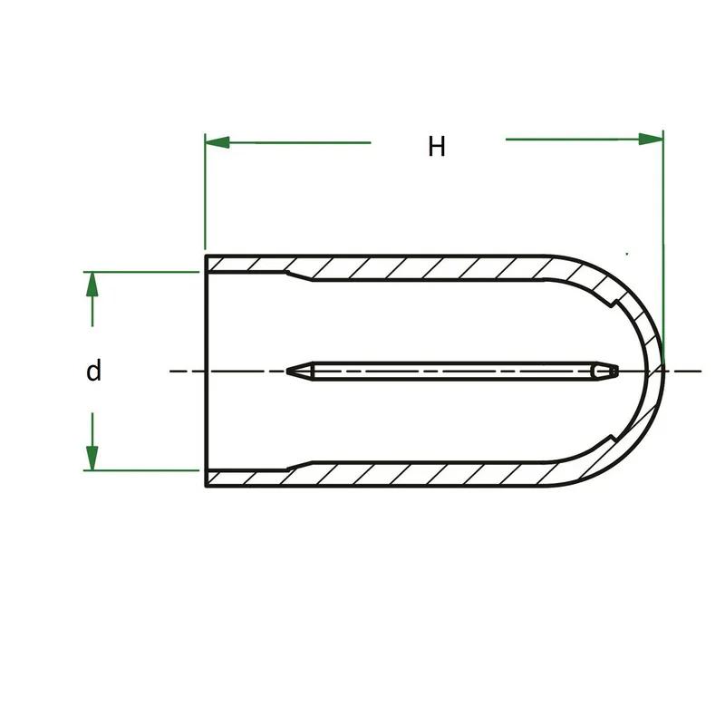 Stud Bolt Caps - Line Drawing