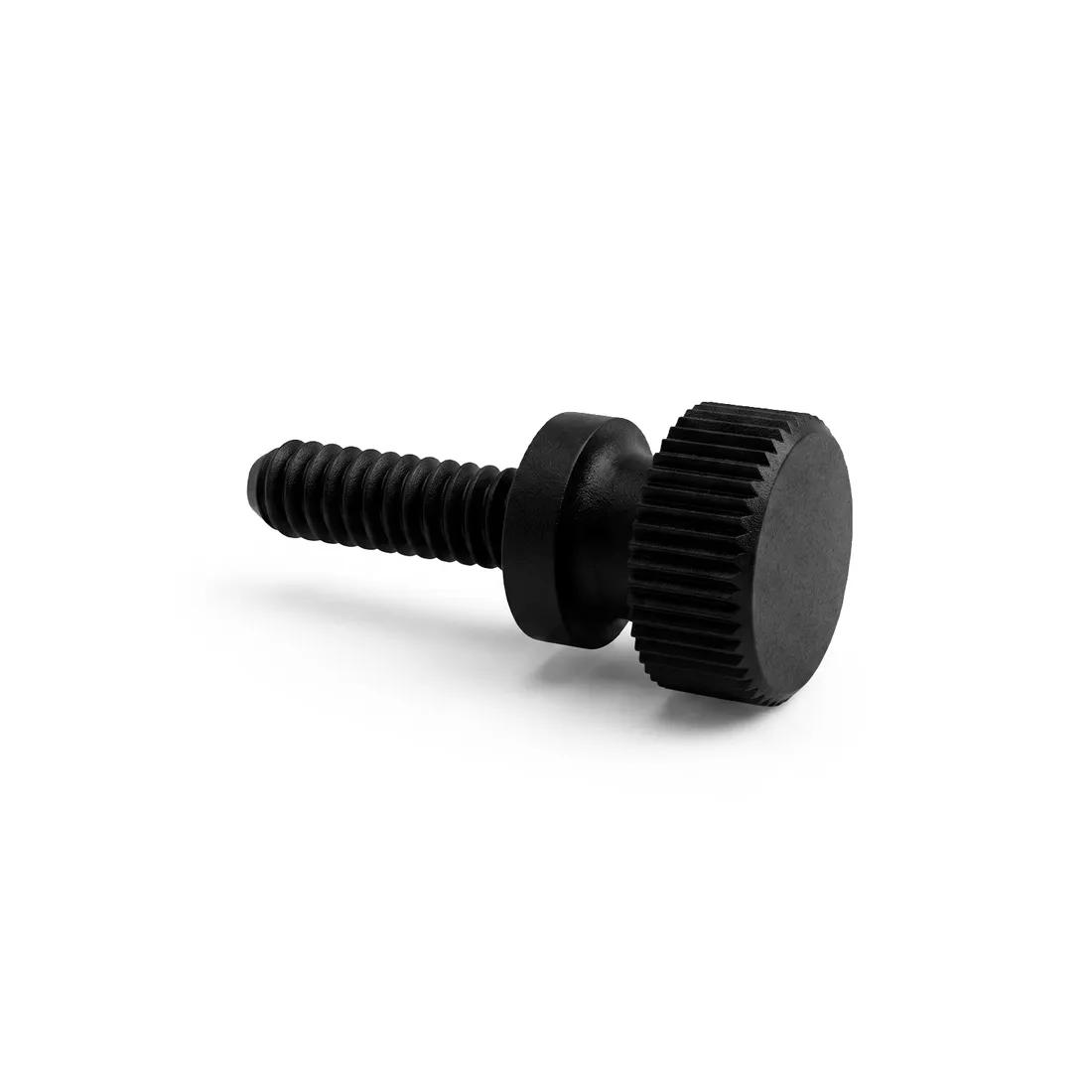 10-Pack M8x30mm Black Nylon Knurled Thumb Screws – PA66 Plastic