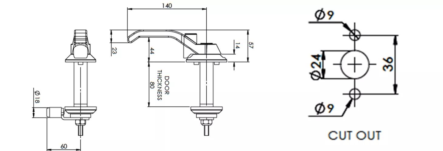 Handle Turn Cam Latches