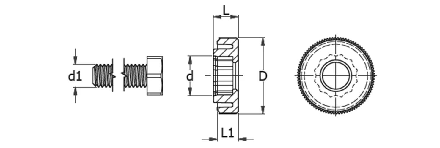 Thumb Screws Knobs