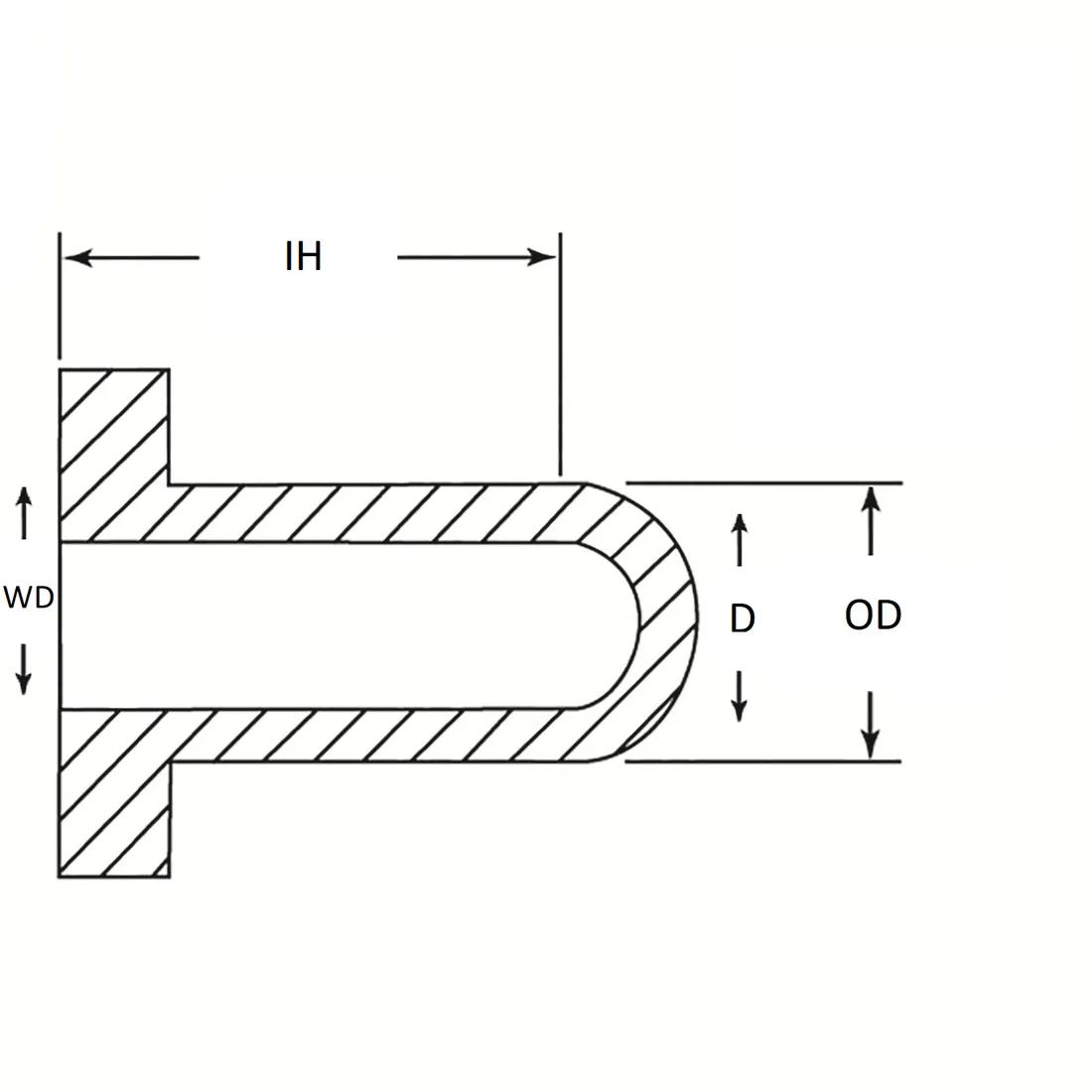 Masking Washer Caps - Line Drawing