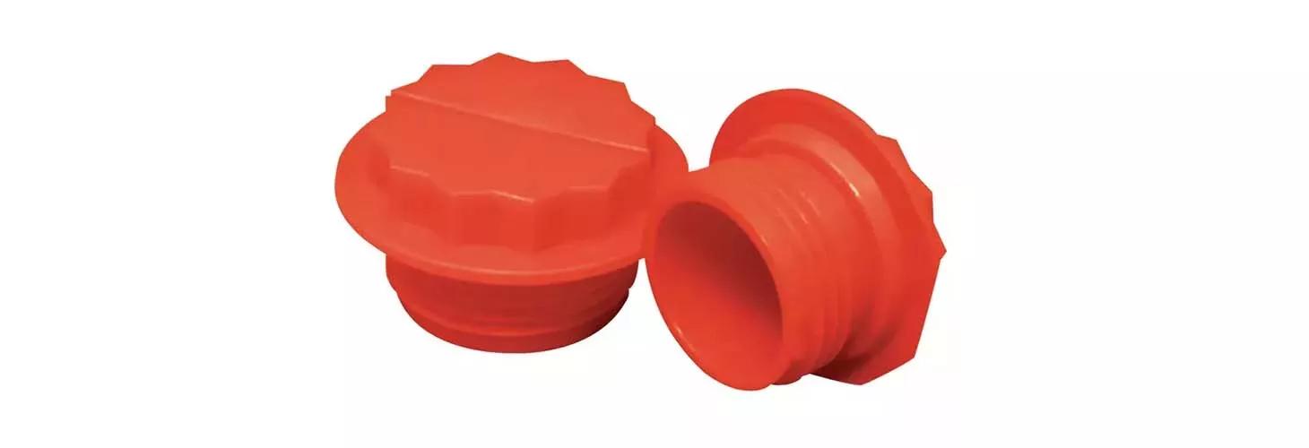 Red threaded plug o-ring