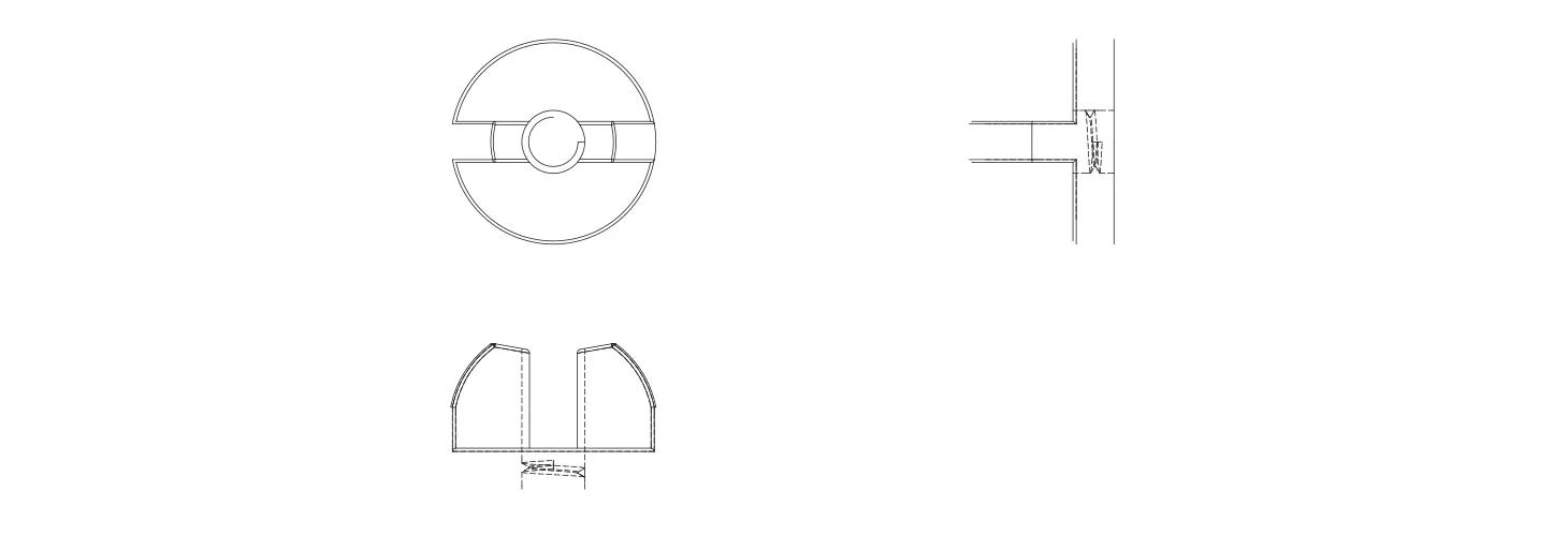 Plastic wing nut style 2