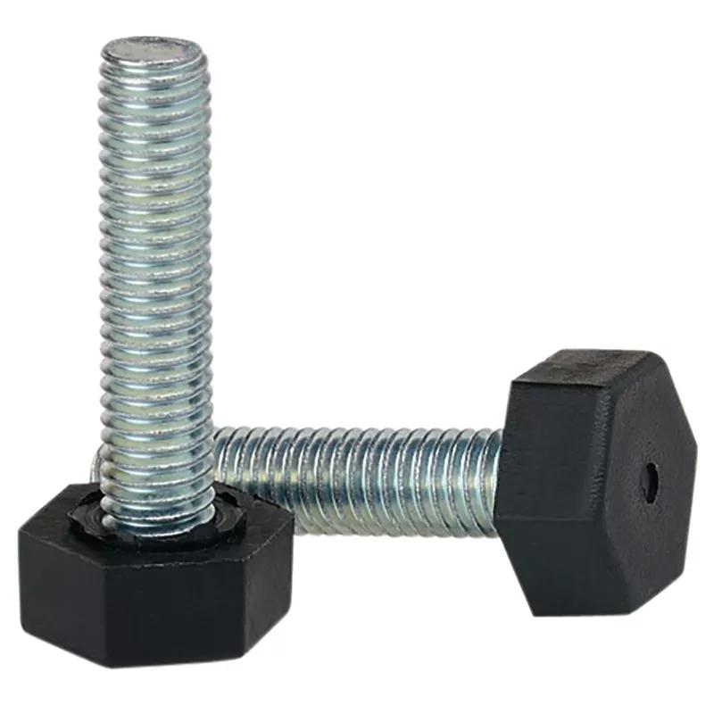 Stud Mount Levelling Feet - Rubber Rigid Base