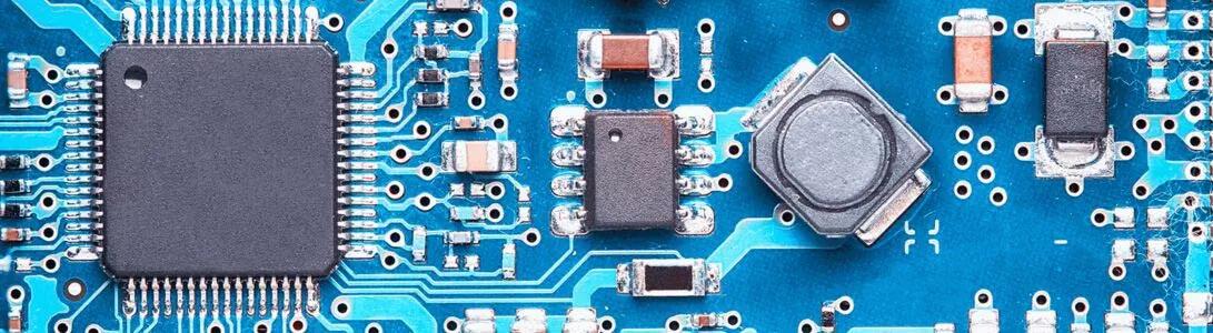 Blue Printed Circuit Board (PCB)