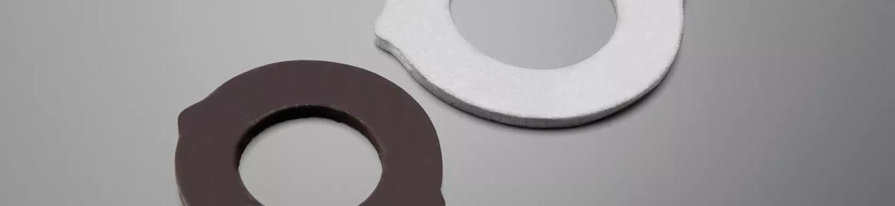 Ring-Unterlegscheiben aus verschiedenen Materialien