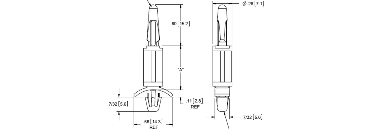 Arrowhead Snap Lock