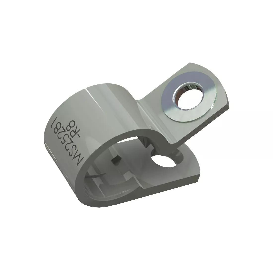 Cable Clamps - Screw Mount Type1 Grey