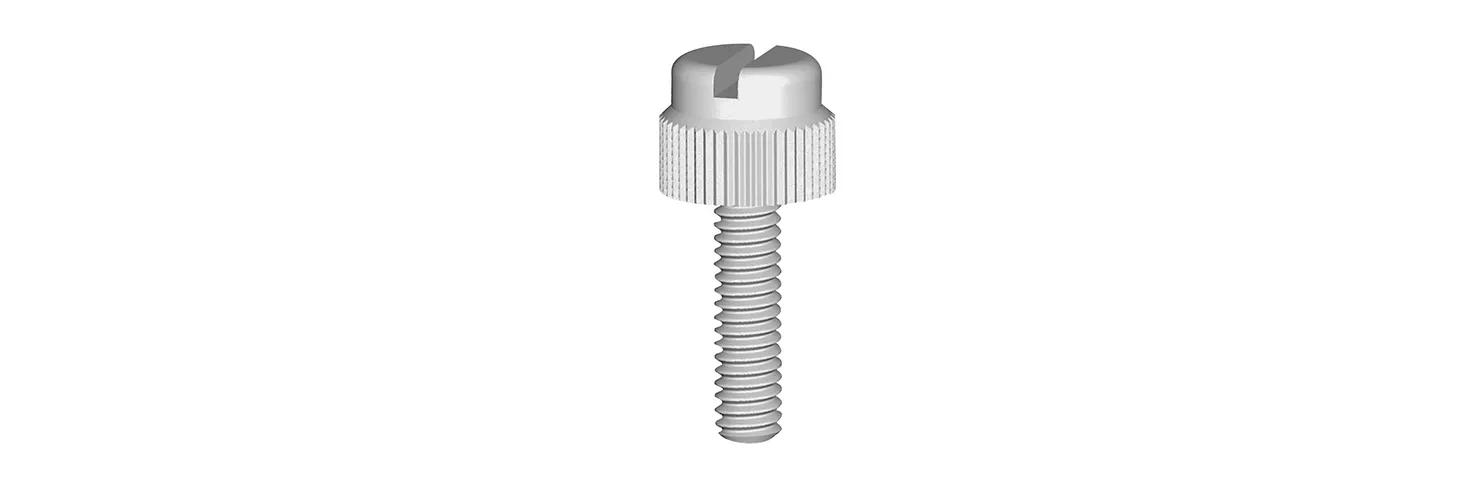 Knurled thumb screw