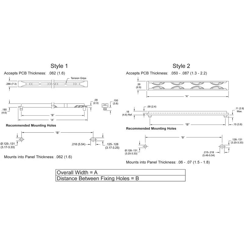 P160019_Horizontal_Card_Guides-Snap_In_with_Tension - Line Drawing