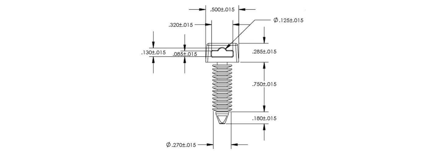 Masonry cable tie mount