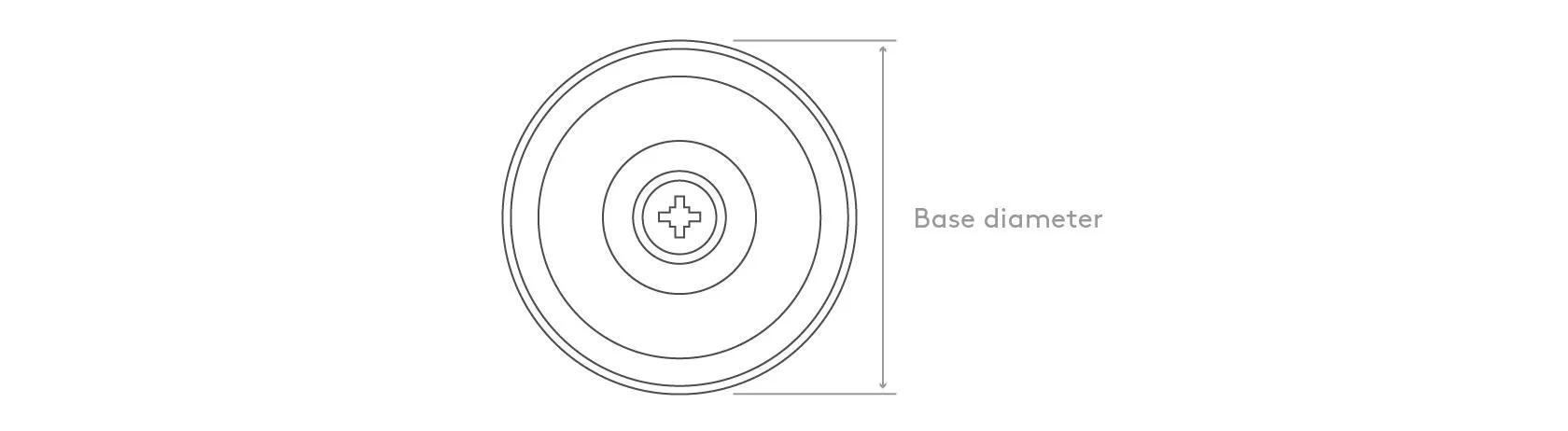 Base diameter