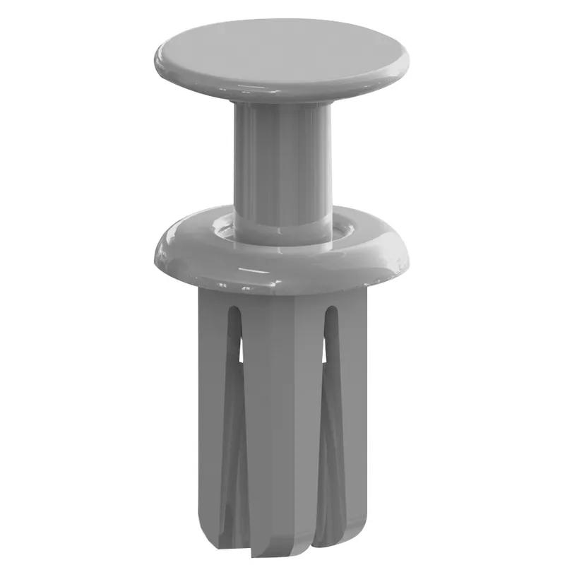 Push-In Rivets - Plastic Push Round Square Hole