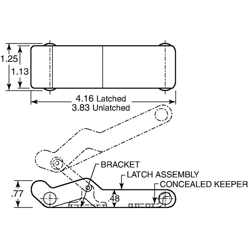 Buy Draw Latches & Keepers SC4710 Reid Supply