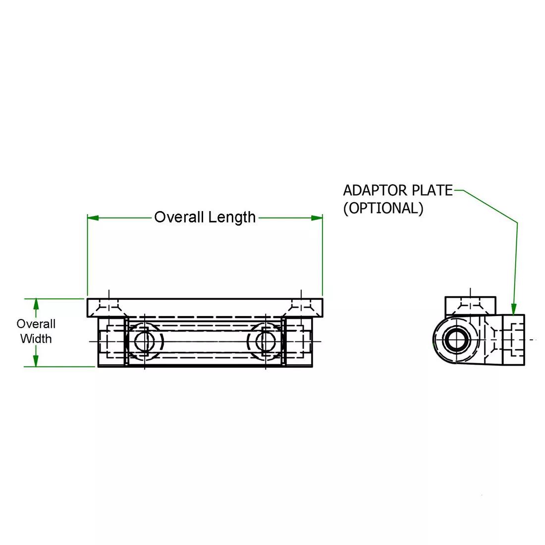 Side Hinges - Line Drawing