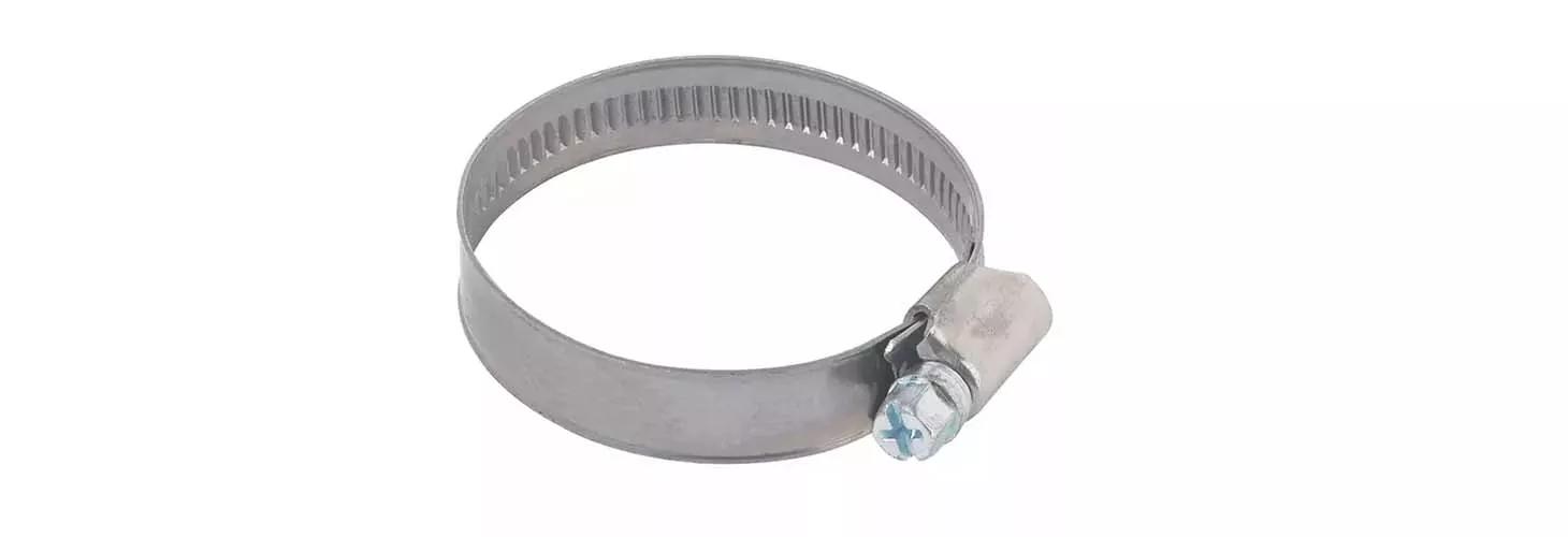 Worm-drive hose clamp