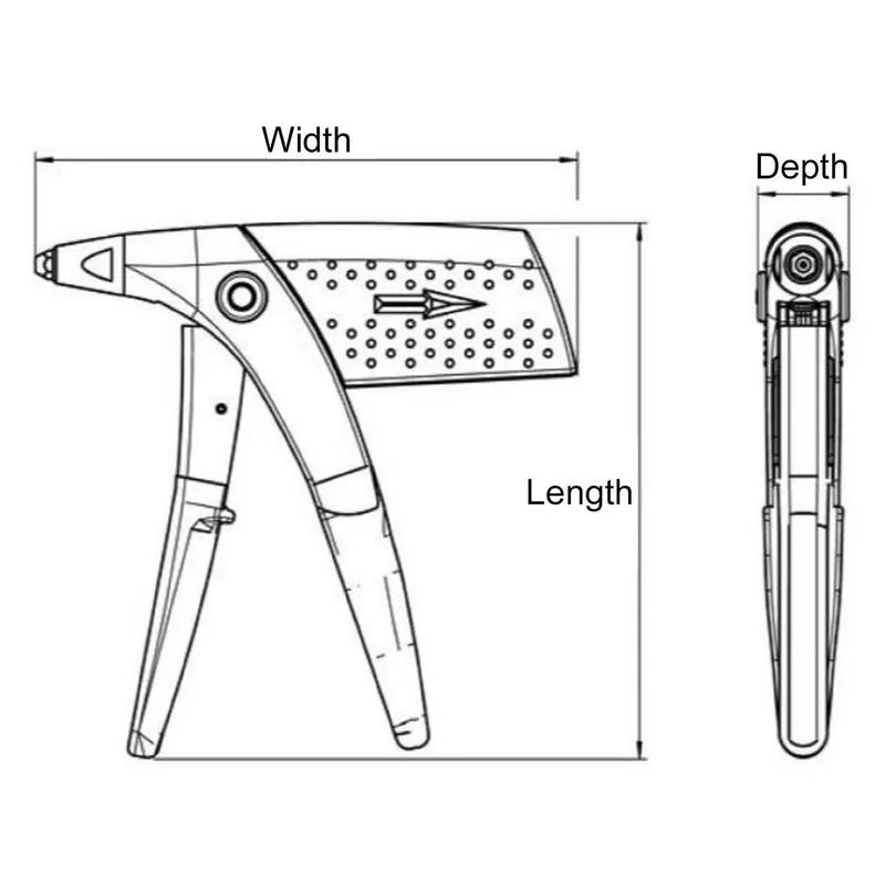 Rivet Guns - Line Drawing