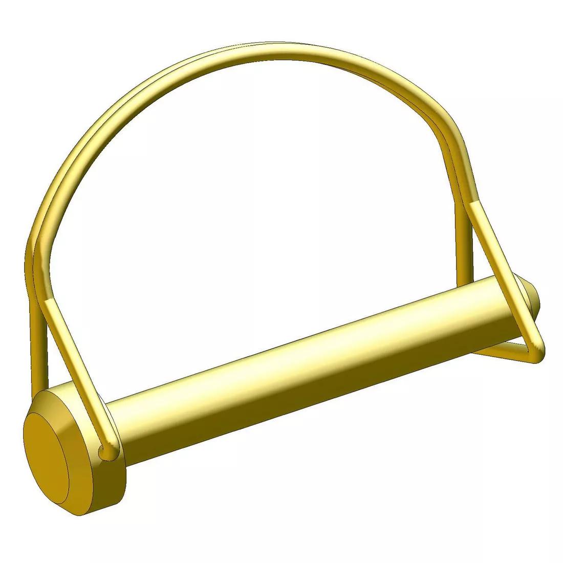 Wire Lock Pin Rnd Gold
