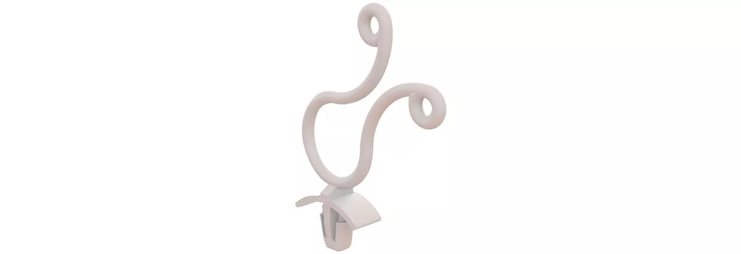 Twist Tie Snap Mount, 45˚