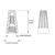 Essentra NM Series - Screw On Wire Connectors - Line drawing