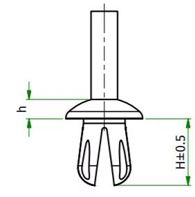 Load-spreading rivets