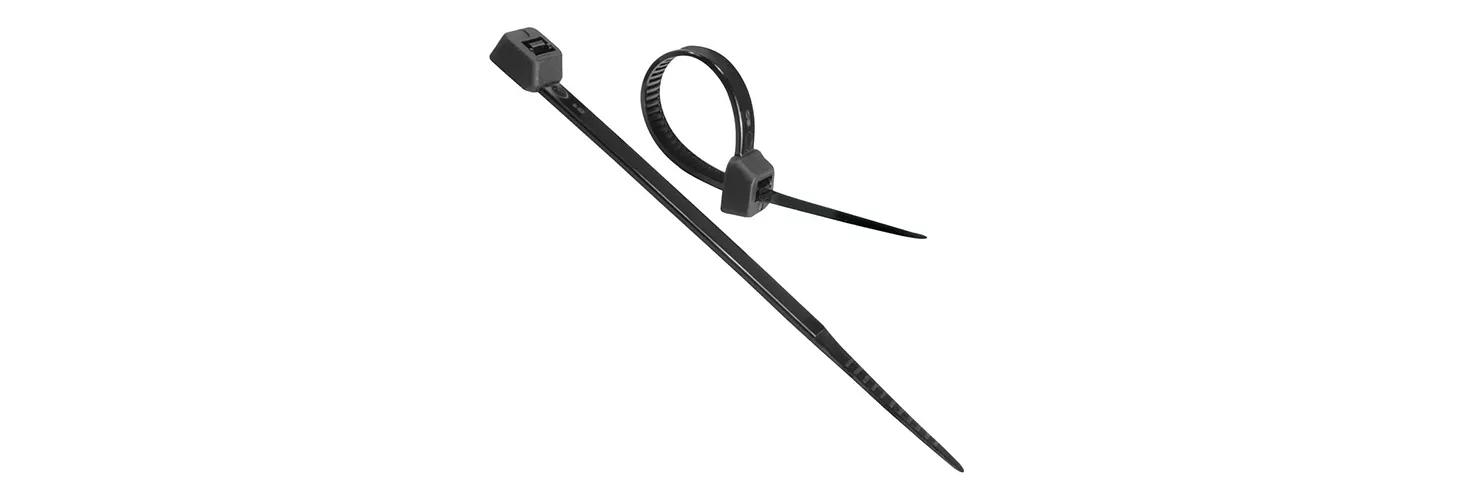 Heat stabilised cable tie