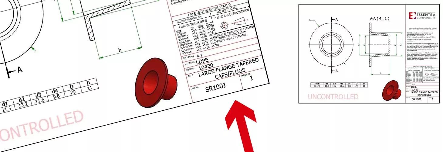 How to read technical drawings, Essentra Components UK