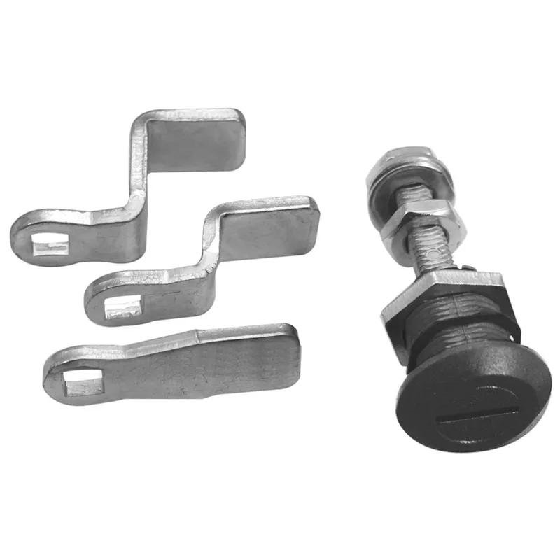 3802 Series Raised Compression Latch - Black, Non-Locking