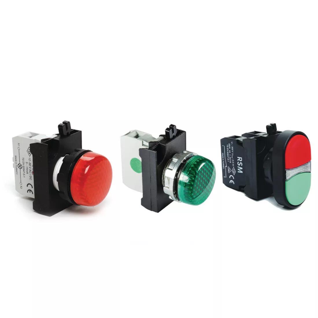 Switches - Push Button Flush Plastic