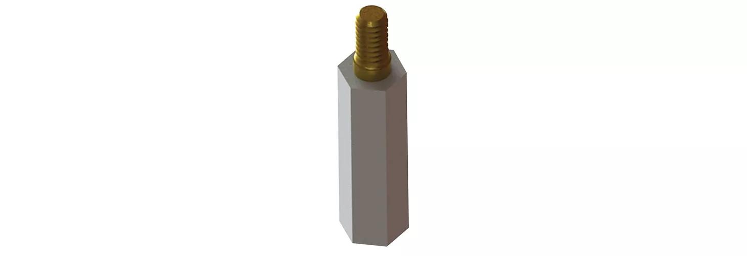 ​PCB Standoffs - Hexagonal/Insulator/Nylon & Brass