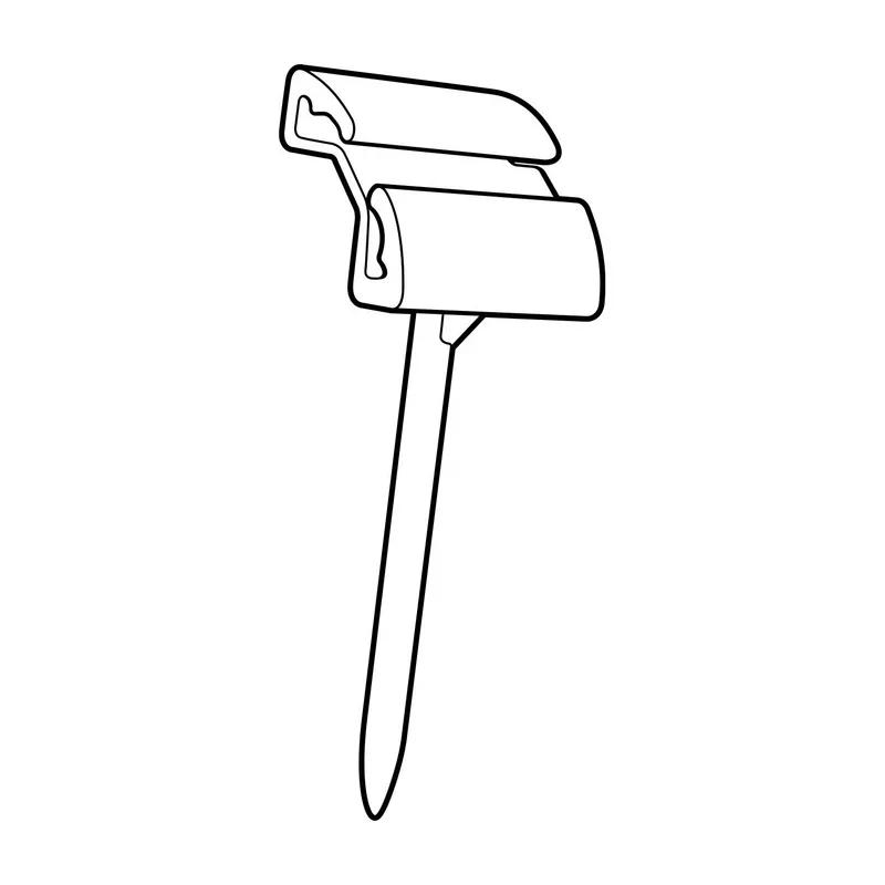 Ticket Pins - Line Drawing